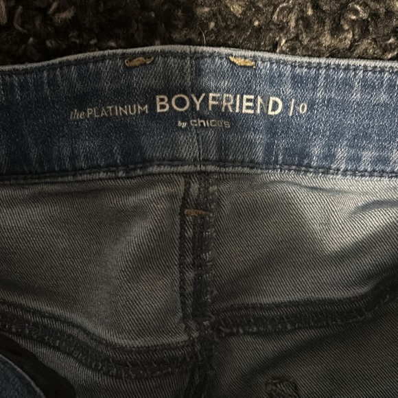💥HOST PICK💥Chico’s The Platinum Boyfriend Jean - Picture 4 of 5